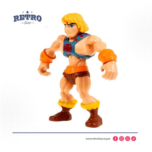 Estas figuras de acción flexibles de 18 cm de Masters of the Universe™ están diseñadas para flexionarse y lograr poses emocionantes, ideales para crear las historias más divertidas.