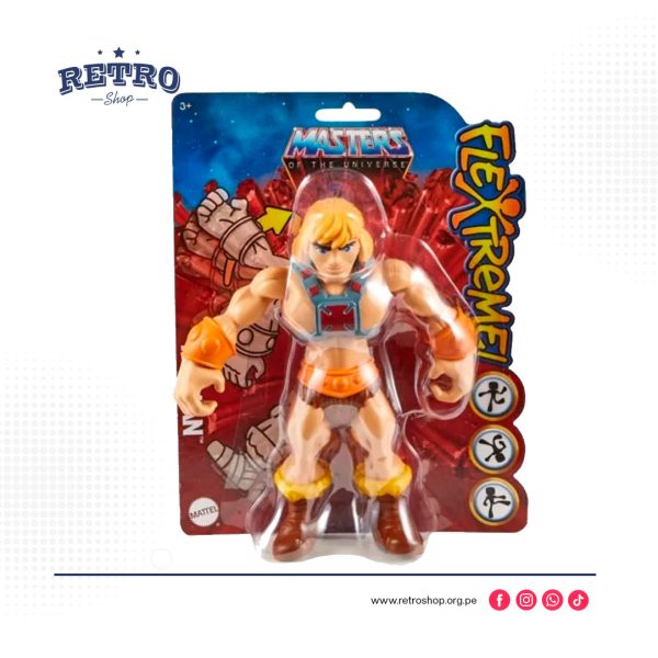 Estas figuras de acción flexibles de 18 cm de Masters of the Universe™ están diseñadas para flexionarse y lograr poses emocionantes, ideales para crear las historias más divertidas.