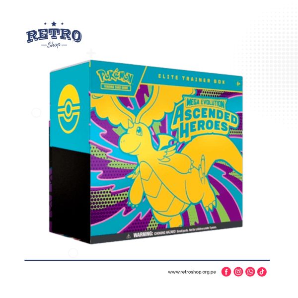 Pokemon TCG - Mega Evolution Ascended Heroes Elite Trainer Box ETB (ENG)