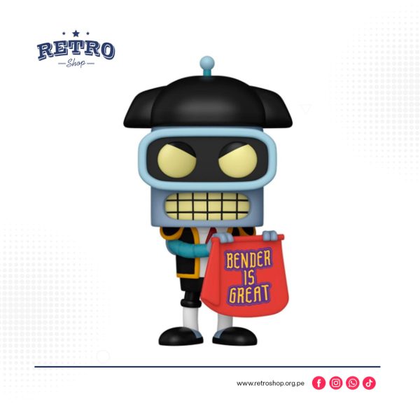 Funko-POP-TV-Futurama-Bender.jpg Funko Pop! Animation – Futurama: Matador Bender #1756