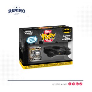 Funko Pop! Bitty Ride: DC - Batman con Bat Mobile