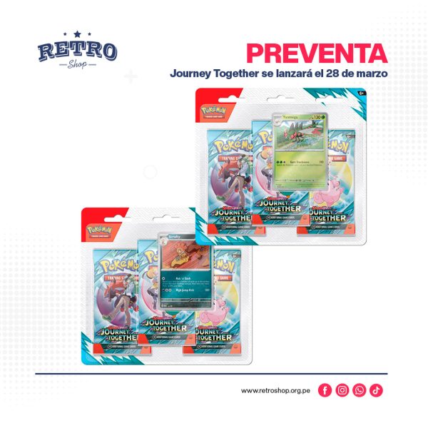 Pokémon TCG: Scarlet & Violet—Journey Together – 3 pack