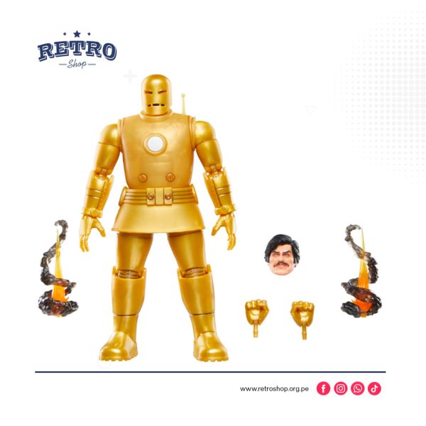 Marvel Legends Series Iron Man (Modelo 01 - Gold)