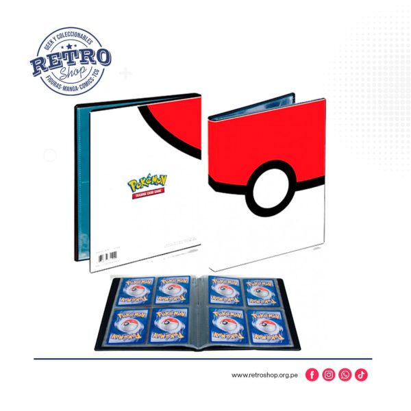 Portafolio Poké Ball 4 Bolsillos
