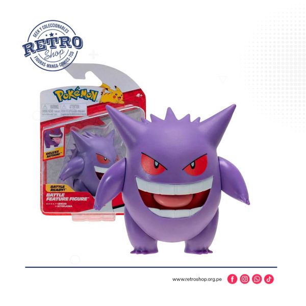 Pokemon Jazwares Figuras Mega Pack Gengar