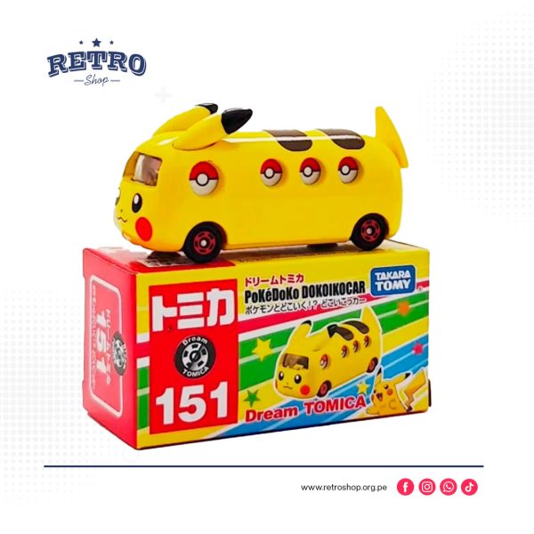 Pokemon-Pikachu-Pokedoko-Dokoikocar-4.jpg Pokemon Pikachu Pokedoko Dokoikocar - TAKARA TOMY Tomica No.151