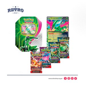 Pokemon TCG Paradox Clash Tin Ferroverdor Ex Español