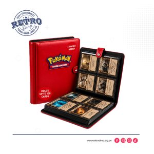 Ultra Pro | Carpeta Premium de 4 Bolsillos con Cierre Magnético para Pokémon