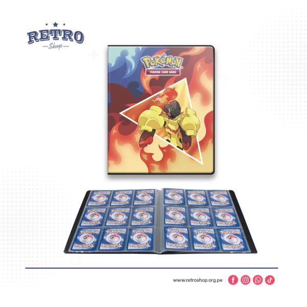 Pokemon TCG Folder portafolio 9 bolsillos portfolio 5-sheet 9-pocket armaro/cerule