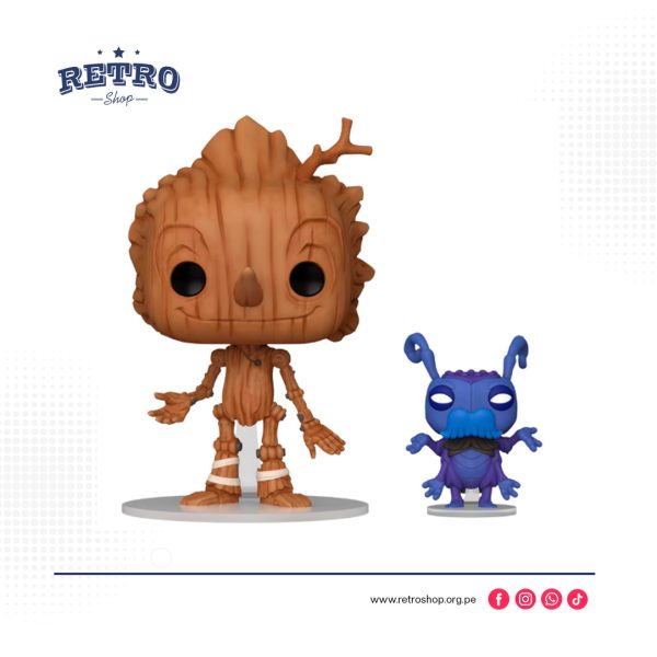 pinocho1.jpg Funko Pop! & Buddy Películas: Netflix Pinocho - Pinocho y Cricket