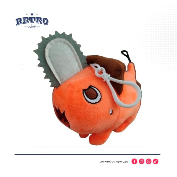 Llavero Pochita, peluche pequeño Kawaii
