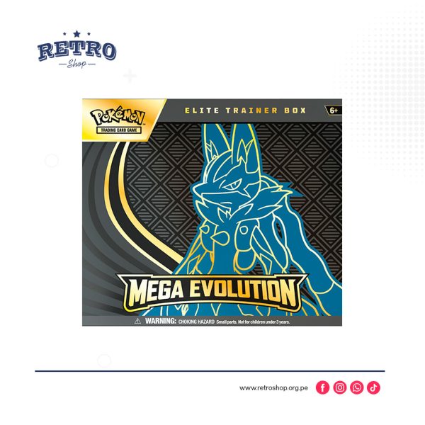 Pokemon TCG Elite Trainer Box Mega Evolution Lucario Español