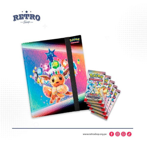 pokemon-floder-sobres.jpg Pokemon TCG Prismatic Evolutions Binder Collection Español