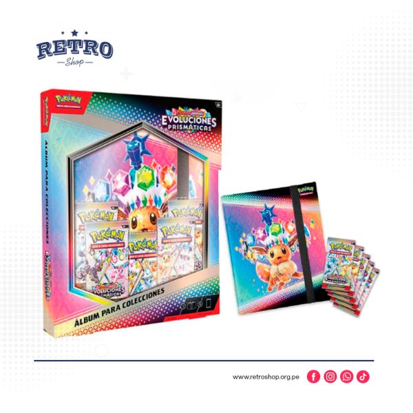 pokemon-floder-sobres1.jpg Pokemon TCG Prismatic Evolutions Binder Collection Español