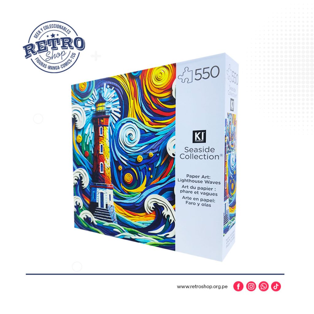 Puzzle Faro y Olas 550 piezas – KI Puzzles