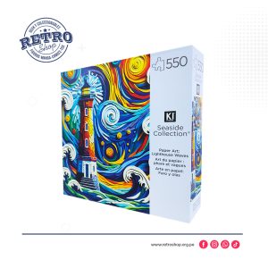 Puzzle Faro y Olas 550 piezas – KI Puzzles