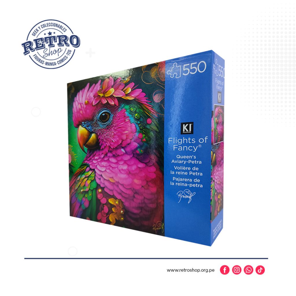 Puzzle Pajarera de la Reina-Petra 550 piezas – KI Puzzles