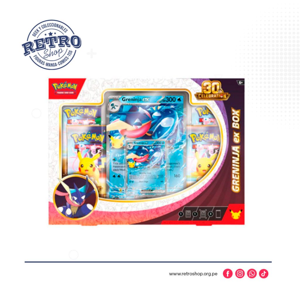 Pokémon TCG: Silveon ex Box Celebración 30.º Aniversario - INGLES