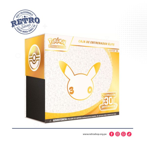 Caja de Entrenador Élite Pokémon TCG: Celebración 30.º Aniversario