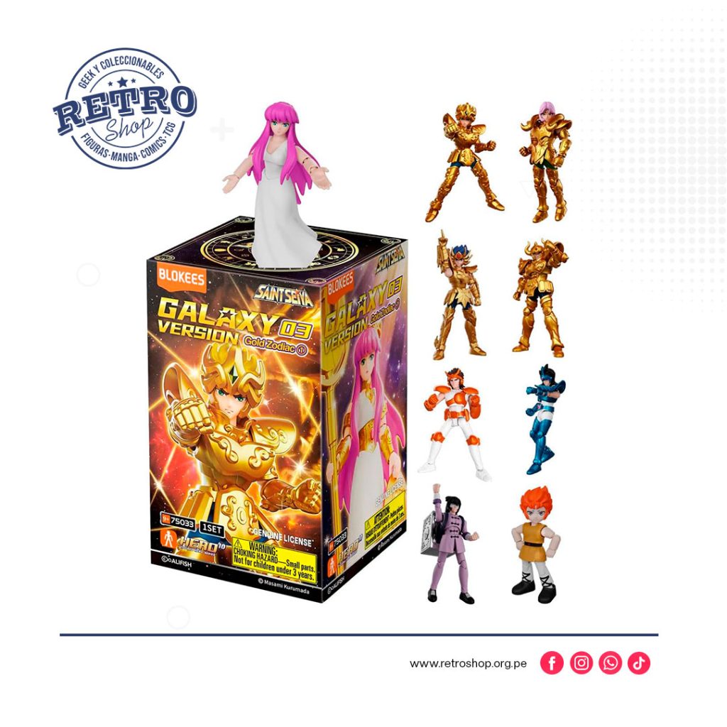 Blokees Saint Seiya Galaxy Version 03 – Gold Zodiac | Figura sorpresa