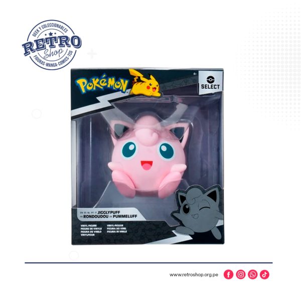 Pokémon-Select-Vinyl-Figure-jiglipuff Pokémon Select: Jigglypuff (10 cm)